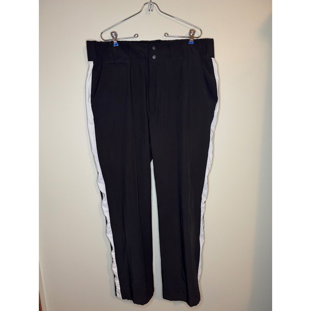 Honig's Umpire Pants Black w/‎ White Side Stripe Men's 38x31